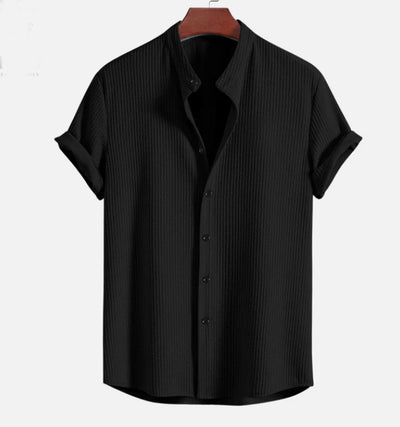 Short Sleeve Loose Shirt Top Summer Mens Clothing