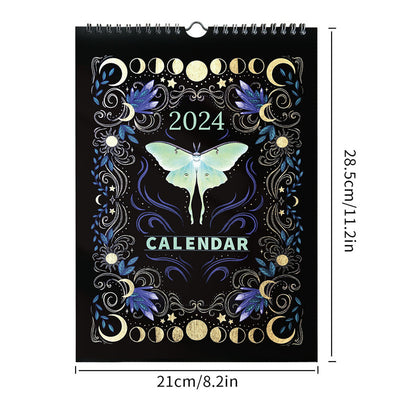 2024 Dark Forest Series Animal Calendar